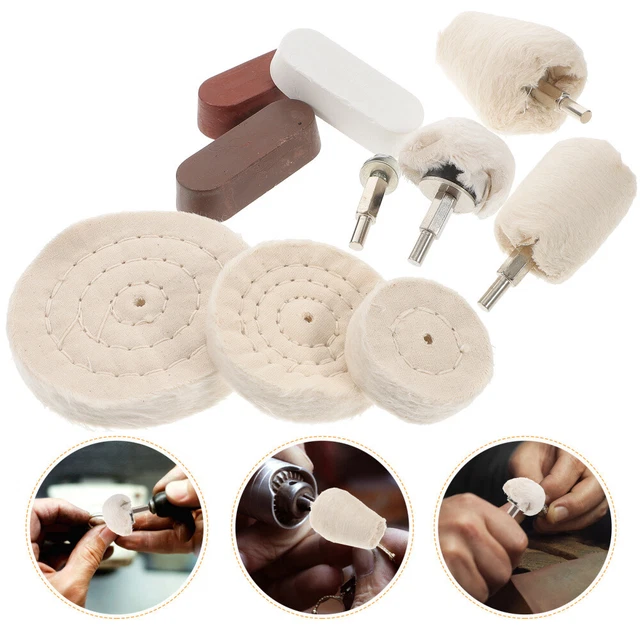 Tampone Lucidante Lana Grado Professionale 3 Pollici Per Trapano - Foto 10