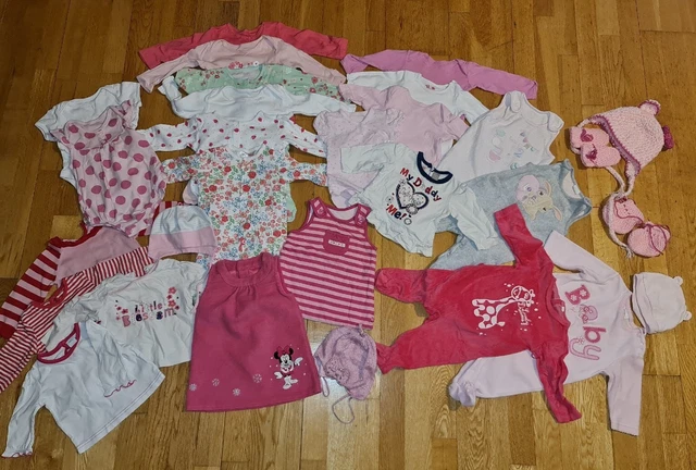 Baby Girl Clothes Bundle Size 0-6 Months Mixed Size 0-3 Size 3-6