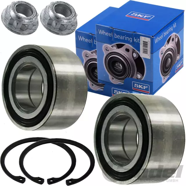 2x SKF RADLAGER-SATZ HINTEN passend für BMW 1 E81 E82 E87 E88 3 E90 E91 E92 E93