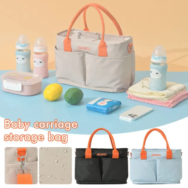Baby Storage Bag Organiser Mummy Cup Holder Buggy Stroller Pram Pushchair Bags