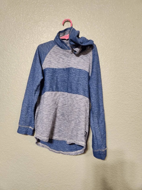 Boys Medium Blue And Grey Sweatshirt