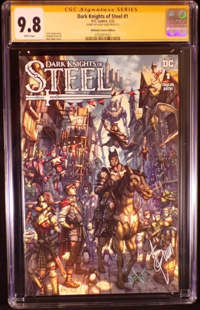 Dark Knights Of Steel #1 Cgc Ss 9.8 Alan Quah Exclusive Variant Superman Batman