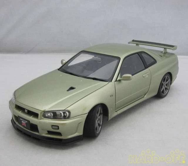 Autoart 1/18 Nissan Skyline GT-R (R34) V-Spec II – Modèle Réduit Diecast, Occasion