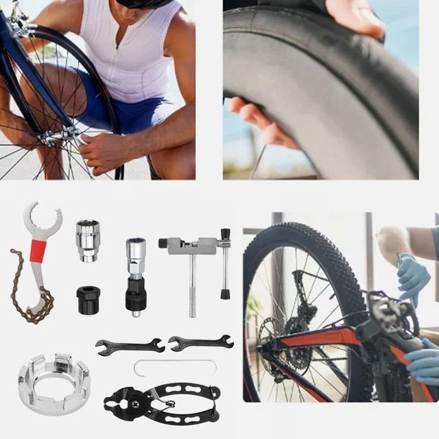 Sac à outils de vélo, Kit de réparation, boîte de rangement de