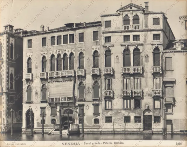 VENEZIA Canal Grande Palazzo Barbaro Edizione Inalterabile Fotografia