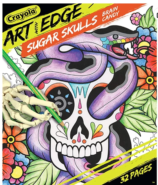 Crayola Art Crayola Art With Edge Sugar Skulls Brain vrogue.co