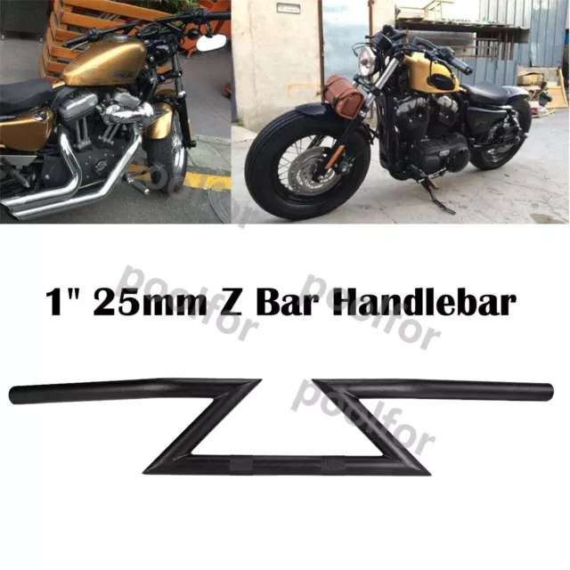 1'' Drag Bars Handlebars For Yamaha V-Star XVS 1100 1300 650 950 Custom Classic