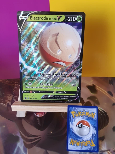 Carte Pokemon Electrode de Hisui V Full Art 172196 Ultra Rare Legends Carte Pokemon Electrode de Hisui V Full Art 172196 Ultra Rare Legends
