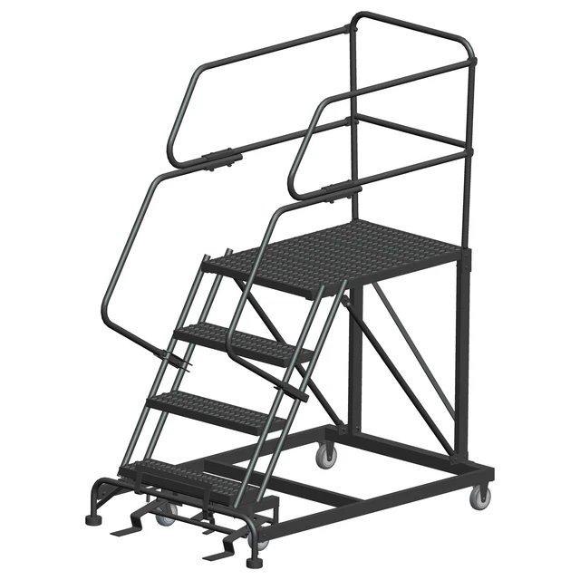 Ballymore Rolling Work Platform Overall Height 76 in Steps 4 Cap 800 lb