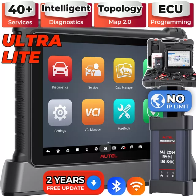 Autel Ultra Lite Herramienta de diagnóstico de coche Escáner OBD2 automát ES