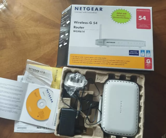 Netgear Router Wireless G 54 WGR614 per tutte le schede NIC WiFi 4 porte