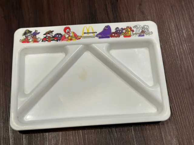 Mcdonald's Kids Tray Vintage Whirley