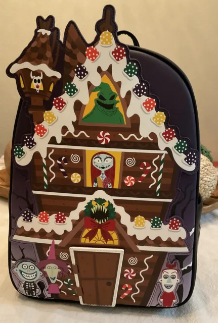 Loungefly Disney The Nightmare Before Christmas Gingerbread House Mini Backpack