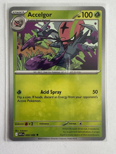 POKÉMON, ACCELGOR, 009/086, Black Bolt / White Flare $3.73 - PicClick CA