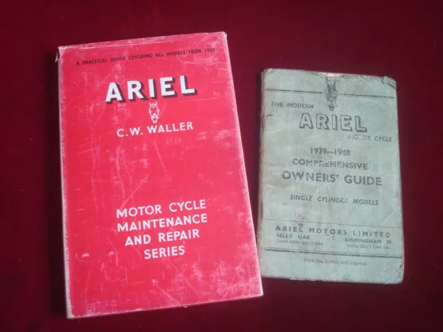 1939-48 Ariel Motorbike Owners Guide All Models Instruction Manual & Repair Book