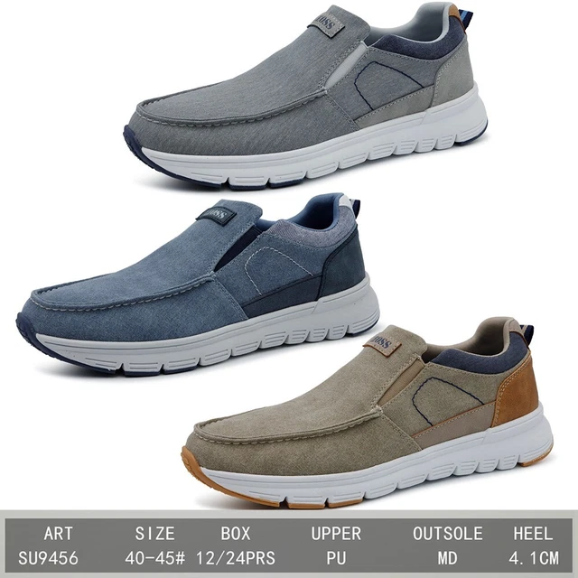 Scarpe Uomo Leggere Senza Lacci - Sportive Traspiranti Per - 12