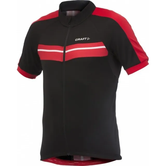 CRAFT Performance  Maillot Vélo AB Classic Jersey Noir Rouge T : M - ref 1902585