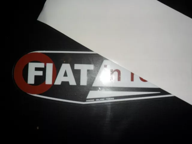 ORIGINAL FIAT 500 Abarth Klebeband Seiten Streifen Aufkleber links weiß  51831617 EUR 106,90 - PicClick FR