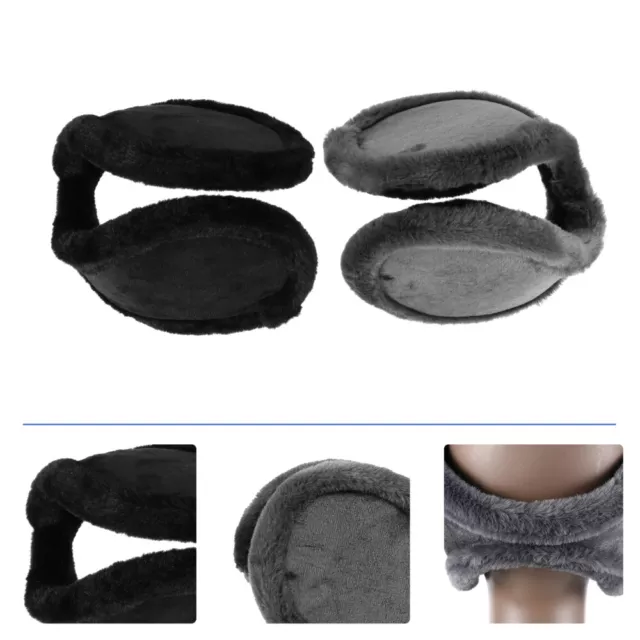 2 Pcs Mens Headband Girl Headbands Warm Earmuffs Artificial