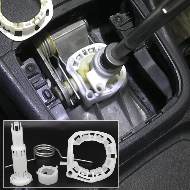 GEAR LINKAGE SELECTOR Shell Shift Rod Lever Bushing Spring Kit For VW ...