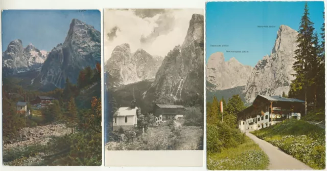 3 AK Hinterbärenbad im Kaisertal Kaisergebirge Anton - Karg - Haus Tirol 407.1.