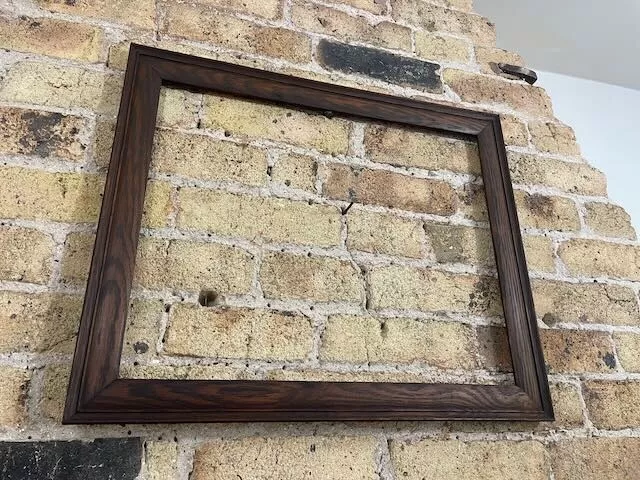 Oak Antique Picture Frame, early 1900's / Edwardian, Large - Medium