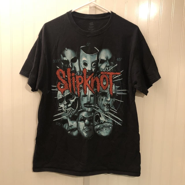Slipknot T Shirt Rare Men’s Large Double Sided Metal Band Tee Vtg EUC