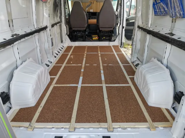 5qm Korkplatten 10mm 100x50cm Van Ausbau Dämmplatte Camper Wohnmobil Dämmung 10