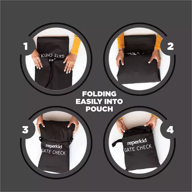 Bolso de cochecito doble grande para viajes en avión - bolsa de cochecito, cochecito de viaje Ba 3