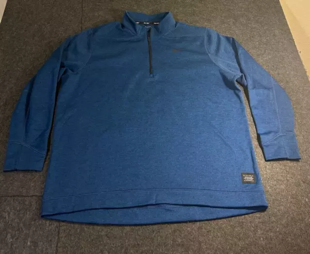 NIKE GOLF MEN S Therma Repel Half Zip Pullover 932350 Navy Blue Sweater Size 2XL 24.94 PicClick