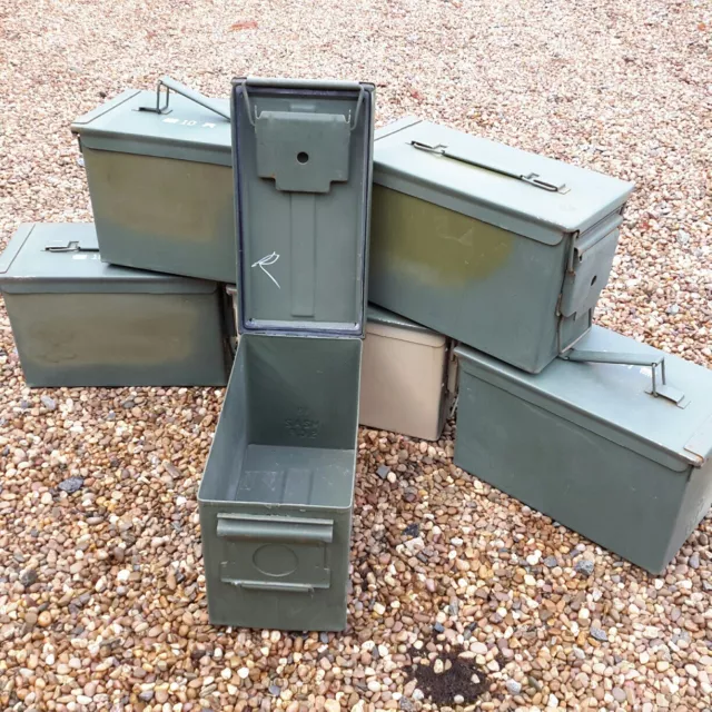 50 Cal PRE-USED Ammo Can Military Surplus Storage Box Tool Box empty