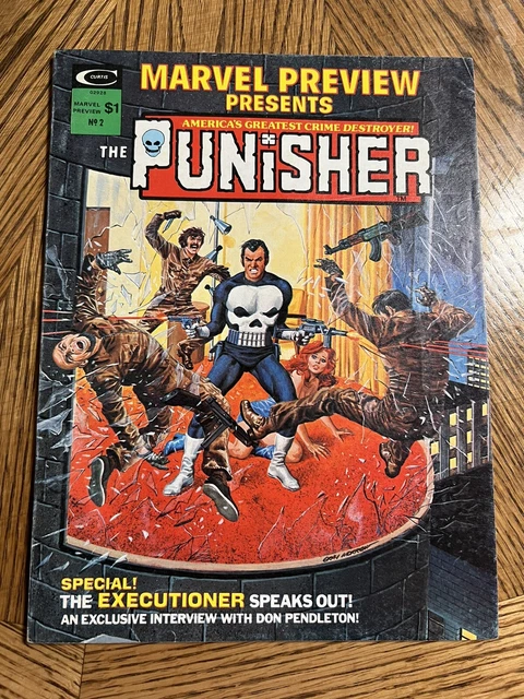 Marvel Preview Presents #2 Magazine - Marvel (1975) - 1st Origin of the Punisher