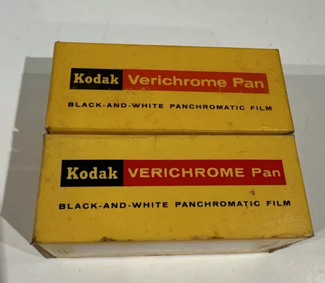 2 Kodak Verichrome Pan Black & White Panchromatic Film VP 116 NOS Factory Sealed
