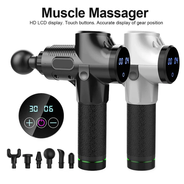 Massage Gun Relieve Muscle Soreness Handheld Deep Muscle Massage 30 Speed 1 PC