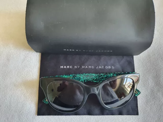 Marc by Marc Jacobs black cat's eye glasses frames. 231/F. With case.