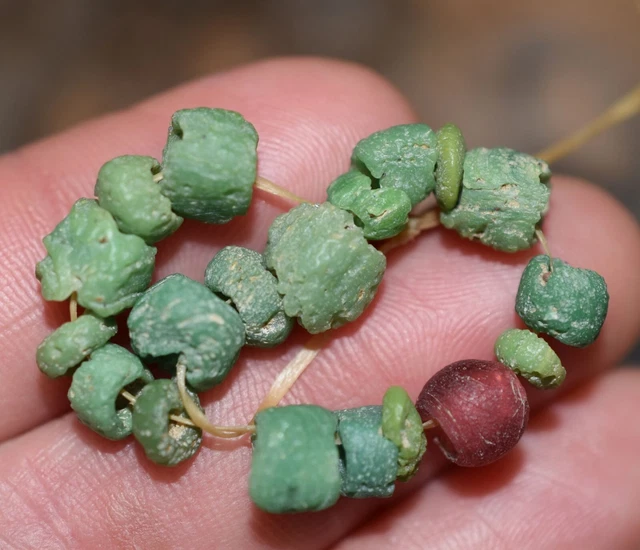 Rare Ancient Glass Excavated Dig Beads Afghanistan Trade Circa 1000 Years Old 2