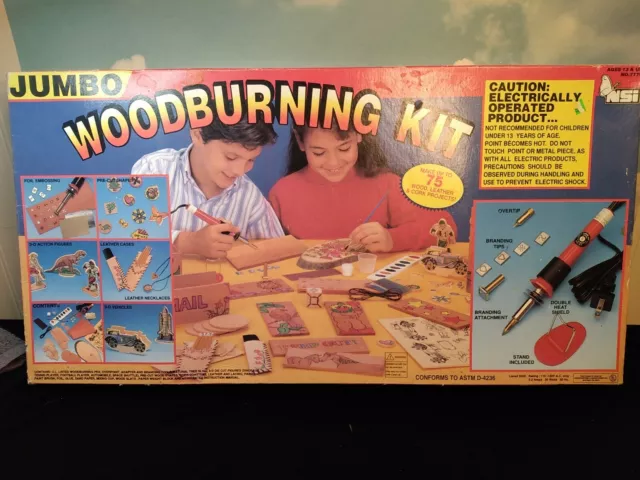 Jumbo Woodburning Kit Vintage 1993 NSI New