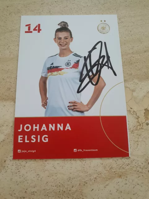 Johanna Elsig DFB Saison 2019 orig.sig.