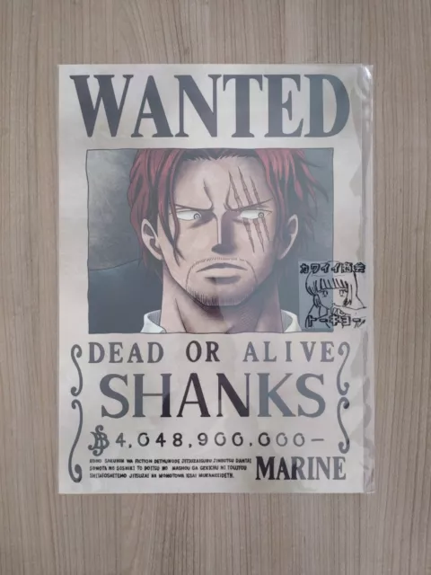 ONE PIECE WANTED POSTER Monkey D Luffy OFFICIAL MUGIWARA STORE LIMITED  Japan JP