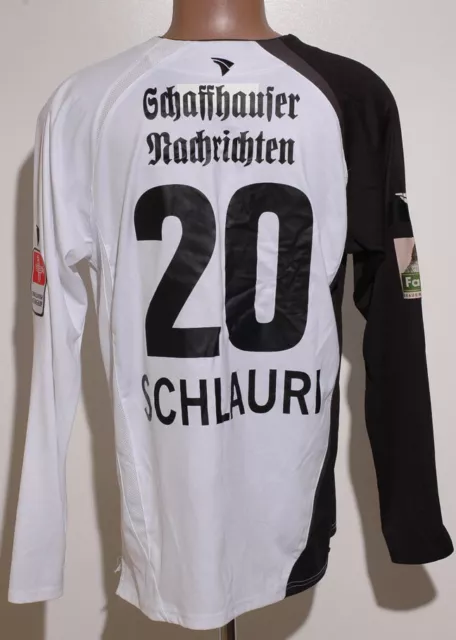 Schaffhausen Switzerland Match Worn Issue Home Football Shirt Jako Schlauri #20