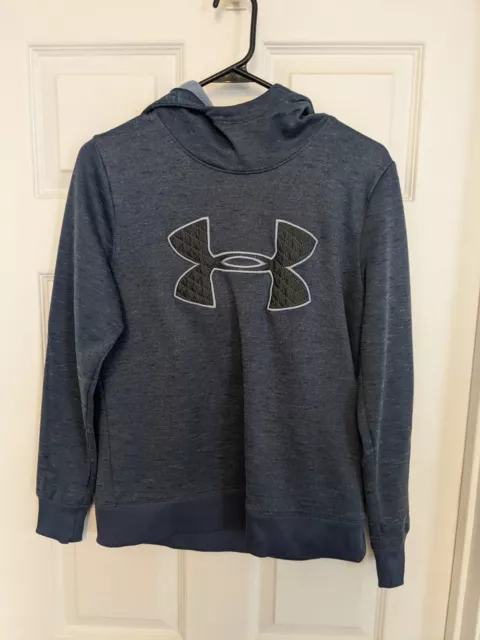 Under Armour   Hoodie Big Logo Fleece Pullover Hooded Sweatshirt