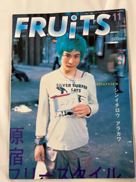 FRUiTS Magazine No. 04 Harajuku Japanese Street Y2K Fashion Magazine from Tokyo