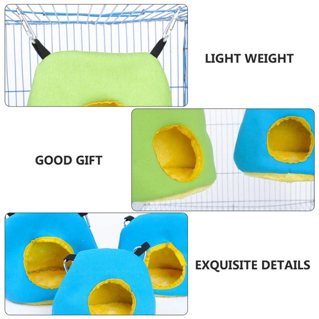 1 Pc Papagei Plüschkäfig Haustier Käfig Hängen Bett Pet Hängenden Bett 3