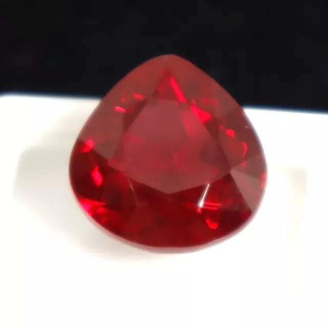 15.95 Ct AAA Natural Mozambique Blood Red Ruby  GIE Certified Loose Cut Gemstone