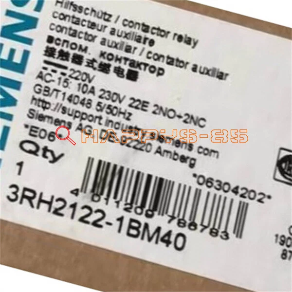 1PCS Siemens contactor 3RH2122-1BM40 Brand new