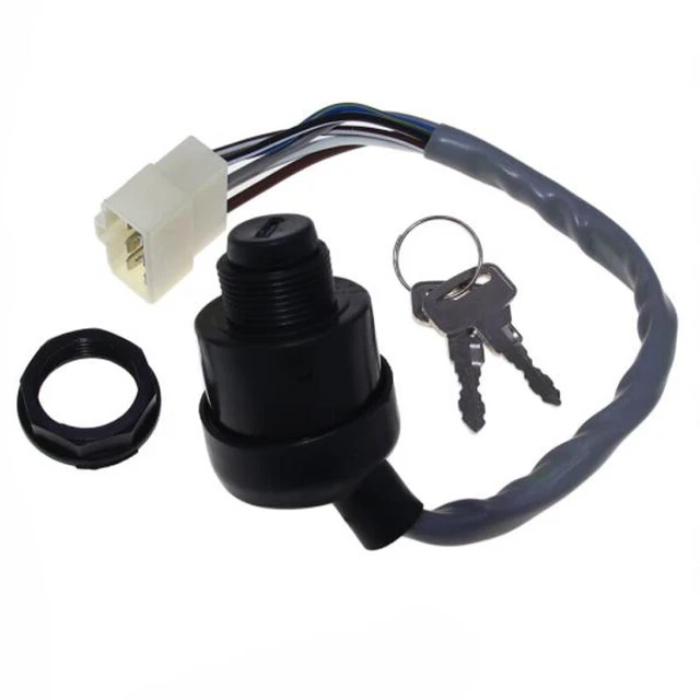 6 Wire Universal Ignition Switch For Motorcycle Motorbike ATV with 2 Keys Kit