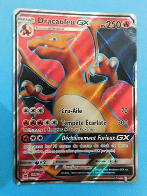 Carte Pokémon - Dracaufeu GX FA Promo SM60 -  FR (petite carte )
