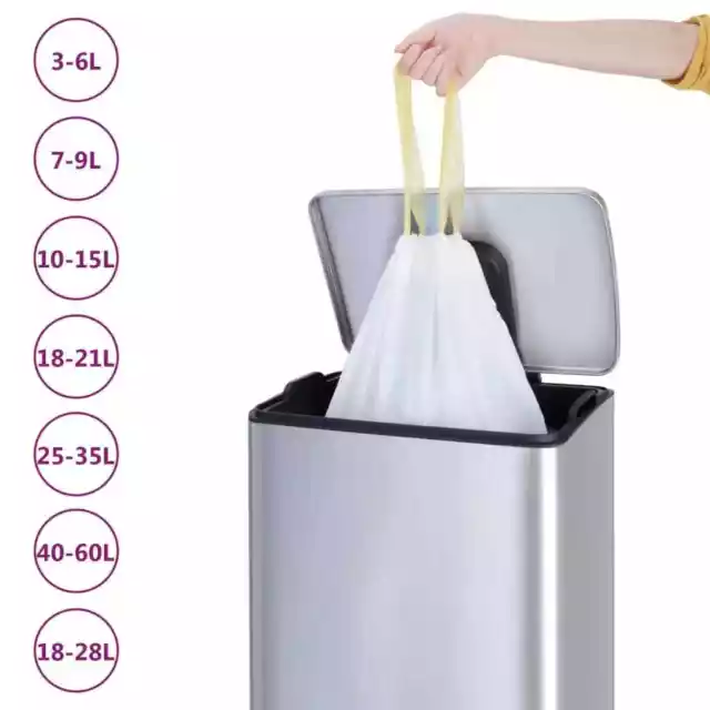 EKO Müllbeutel Weiß Müllsack Abfallbeutel Müllsäcke Mülltüte mehrere Auswahl