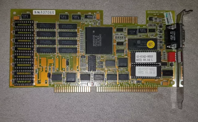ISA VGA graphic card for IBM PC XT 5150 5160