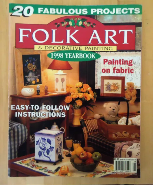 Folk Art & Decorative Painting Craft Magazine *1998 Yearbook